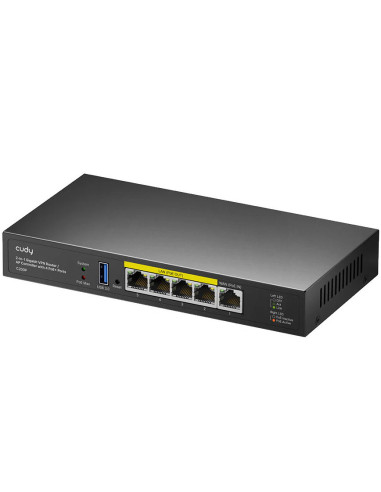 Router 2in1 SMB VPN / AP Controller con 4 Porte PoE+