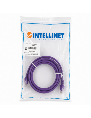 Cavo di rete Patch CCA Cat. 5e Viola UTP 5 mt