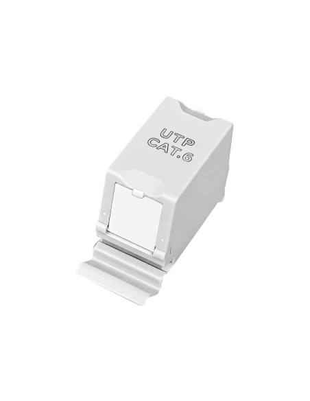 Adattatore per Guida DIN Cat.6 RJ45 F/F UTP