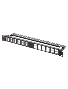 Pannello Patch di Distribuzione FTP 1U 24 Posti RJ45 Uscita Inclinata