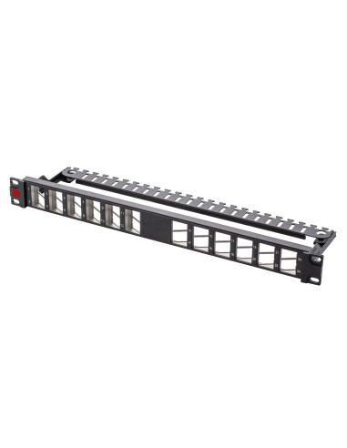 Pannello Patch di Distribuzione FTP 1U 24 Posti RJ45 Uscita Inclinata
