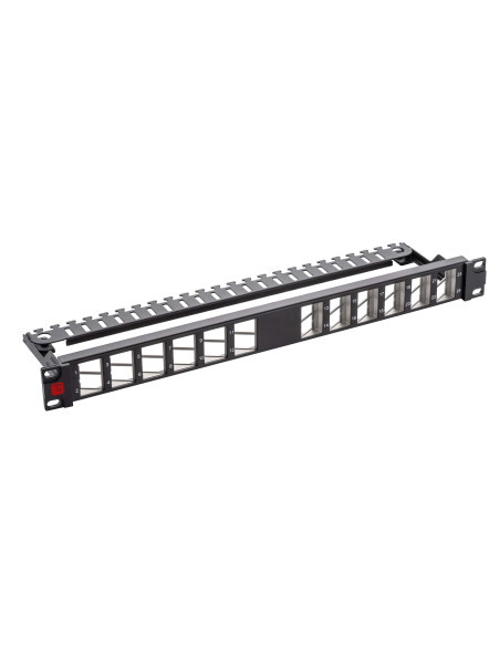 Pannello Patch di Distribuzione FTP 1U 24 Posti RJ45 Uscita Inclinata