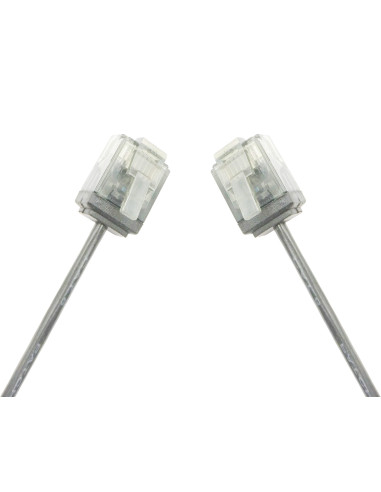 Cavo di rete Patch in Rame Ultra Slim Cat.6 Grigio UTP 0