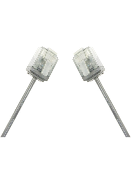 Cavo di rete Patch in Rame Ultra Slim Cat.6 Grigio UTP 0