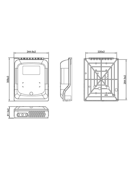 Scatola di Giunzione Fibra Ottica Max. 96 Fibre IP65 per Applicazioni FTTX con Serratura