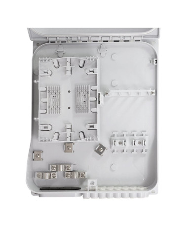 Scatola di Giunzione Fibra Ottica Max. 96 Fibre IP65 per Applicazioni FTTX con Serratura