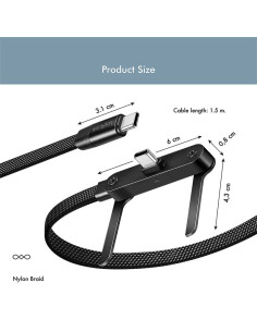 Cavo Dati/Ricarica Rapida USB-C&trade M/M 1 2