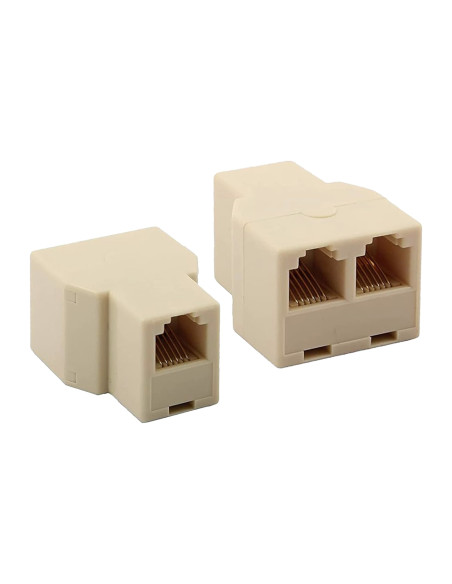 Accoppiatore telefonico 2x 6P6C F a 6P6C F