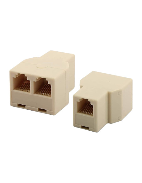 Accoppiatore telefonico 2x 6P6C F a 6P6C F