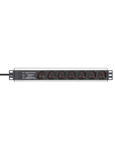 Multipresa 7 Posti da Rack 19'' con Protezione Spina Italiana 1