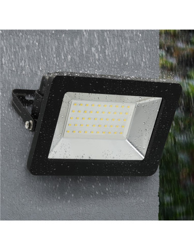 Faretto LED da Esterno IP65 30W Nero