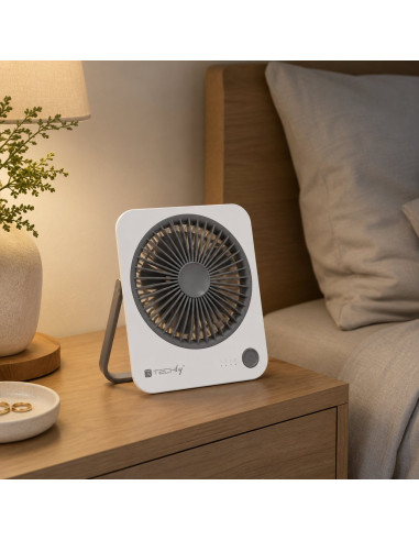 Ventilatore da Scrivania Ultra Sottile Pieghevole e Portatile a 4 Velocit&agrave