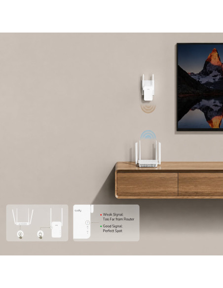 Extender WiFi 4 Booster Wireless N300