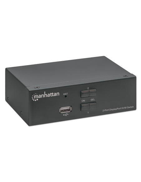 Switch KVM DisplayPort 1.2 a 2 porte 4K con Audio