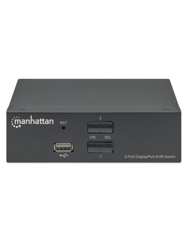 Switch KVM DisplayPort 1.2 a 2 porte 4K con Audio