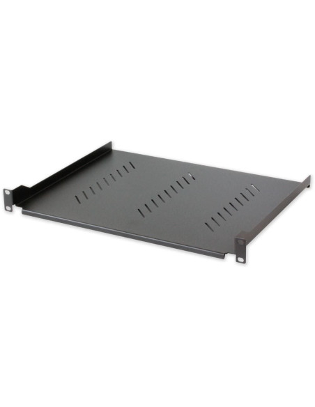Mensola per Rack 19'' 350 mm 1U Nera 2 punti