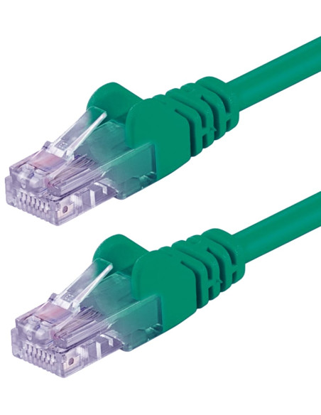 Cavo di rete Patch in Rame Cat. 6 Verde UTP 3 m