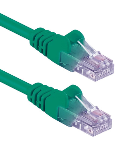 Cavo di rete Patch in Rame Cat. 6 Verde UTP 3 m