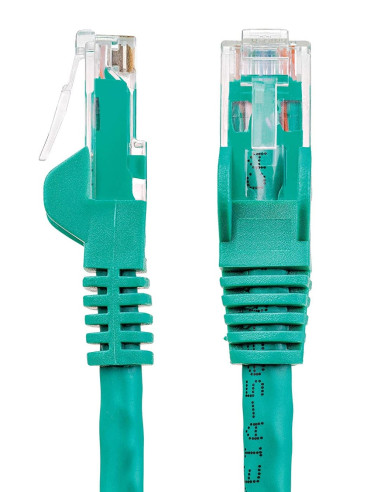 Cavo di rete Patch in Rame Cat. 6 Verde UTP 3 m