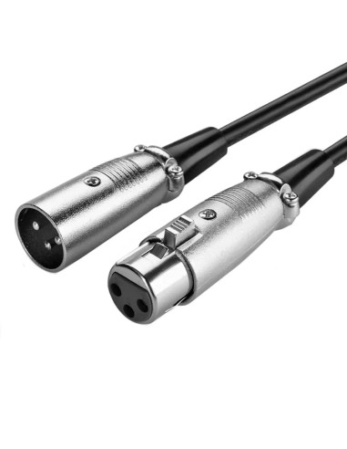 Cavo prolunga XLR Cannon 2 mt. col. Nero