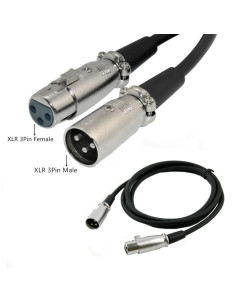 Cavo prolunga XLR Cannon 2 mt. col. Nero 2