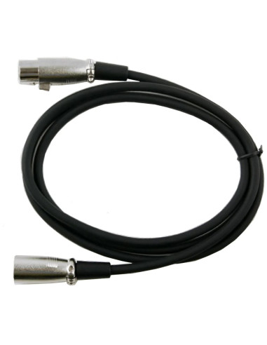 Cavo prolunga XLR Cannon 2 mt. col. Nero