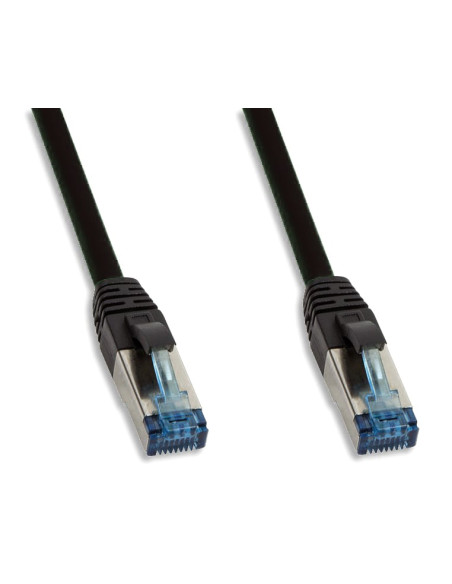 Cavo Patch Cat.6A S/FTP PUR IP20 UV 3 metri Nero