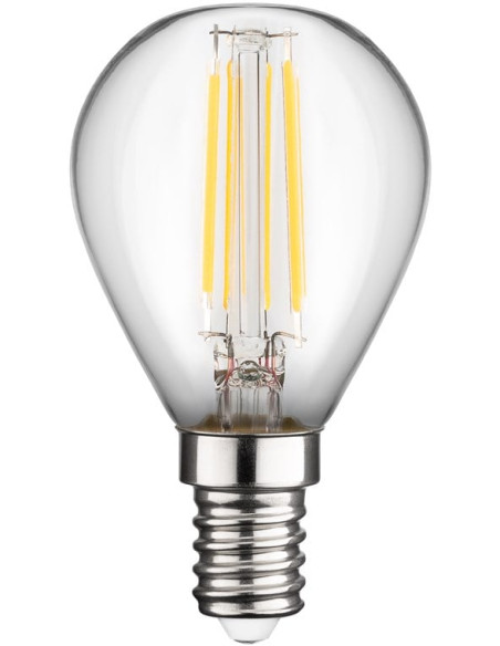 Lampadina Mini Globo E14 a Filamento Bianco Caldo 4W