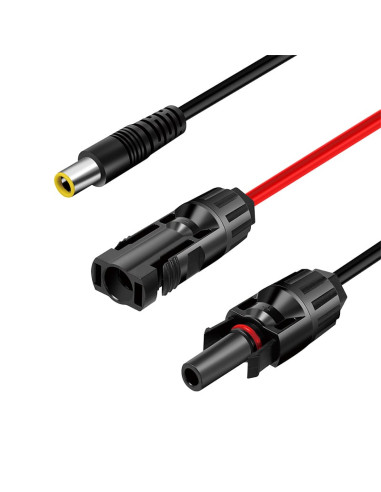 Cavo Adattatore Pannello Solare DC7909/M a 2x MC4/MF Rame Nero/Rosso 1