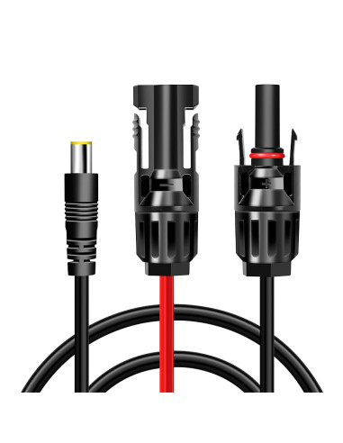 Cavo Adattatore Pannello Solare DC7909/M a 2x MC4/MF Rame Nero/Rosso 1