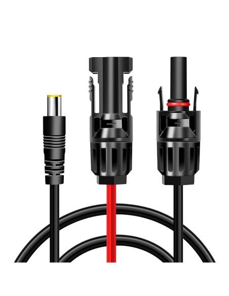 Cavo Adattatore Pannello Solare DC7909/M a 2x MC4/MF Rame Nero/Rosso 1