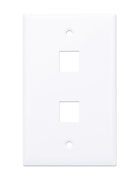 Placca Porta Frutti 2 Posti Mod.503 Bianco