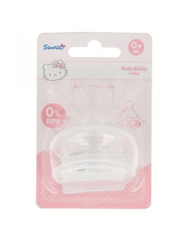 Hello Kitty - Silicone nipple for 0 m...