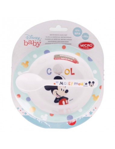 Mickey Mouse - Microwave set (bowl...