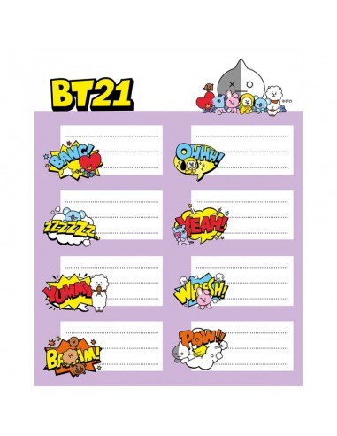 BT21 - Set of stickers