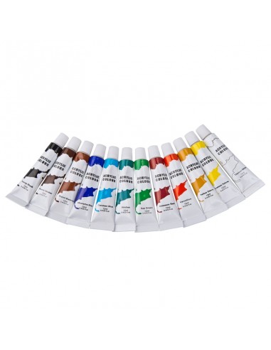 Acrylic paints in tubes of 12 ml 12 pcs.