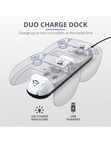 Trust GXT250 - Charger for 2 PS5 Pads