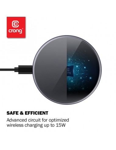 Caricabatterie wireless rapido Crong...