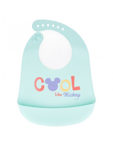 Mickey Mouse - Bib with pocket (Cool)