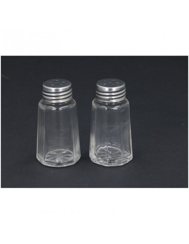 Alpina - Glass salt and pepper shakers