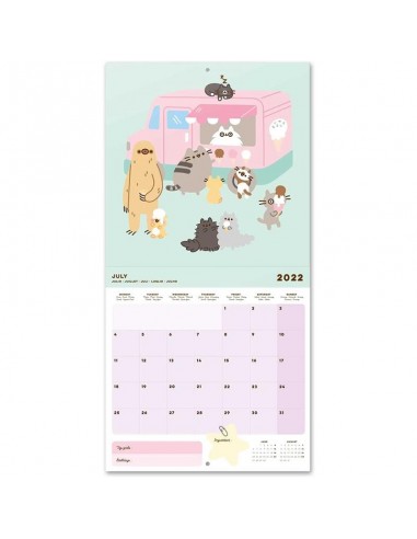 Pusheen - Calendario da parete 2022...
