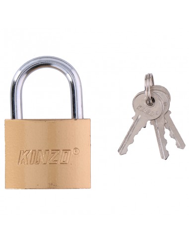 Kinzo - 50 mm brass padlock with...