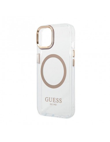 Guess Metal Outline MagSafe - Case...