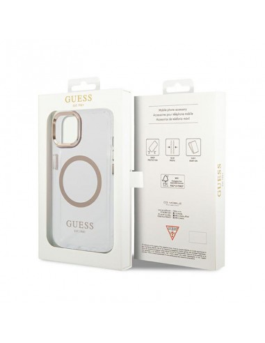 Guess Metal Outline MagSafe - Case...