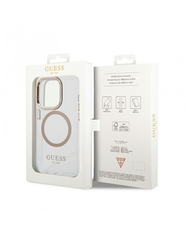 Guess Metal Outline MagSafe - Case...