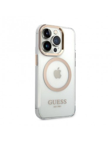Guess Metal Outline MagSafe - Case...