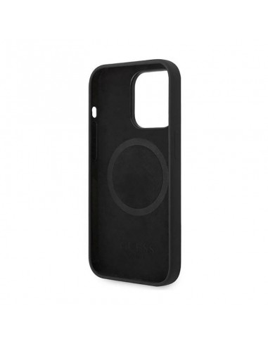 Guess Silicone Logo Plate MagSafe -...