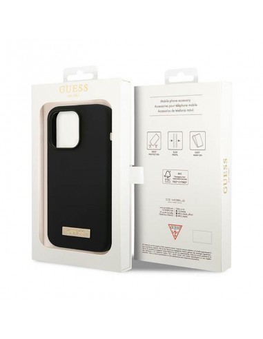 Guess Silicone Logo Plate MagSafe -...