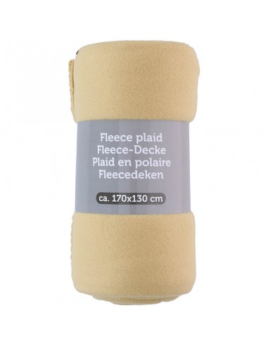 Fleece blanket 170x130 (Yellow)