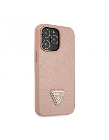 Guess Saffiano Triangle Logo Case -...